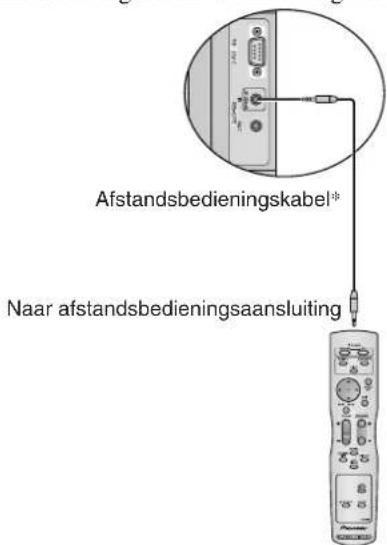 PIONEER PDP-42MVE1 - Gebruik als bedrade afstandsbediening - 1