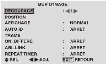 PIONEER PDP-42MVE1 - Réglage du mur d'images - 1