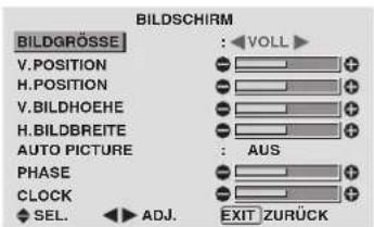 PIONEER PDP-42MVE1 - ■ Wenn "AUTO PICTURE" auf "AUS" gestellt ist - 1