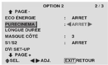 PIONEER PDP-42MVE1 - Réglage de l'image pour s'adapter au format cinéma - 1