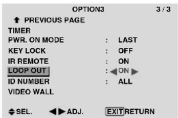 PIONEER PDP-42MVE1 - Loop Out setting - 1