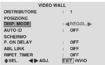 PIONEER PDP-42MVE1 - ■ Impostazioni della funzione VIDEO WALL POS. - 1