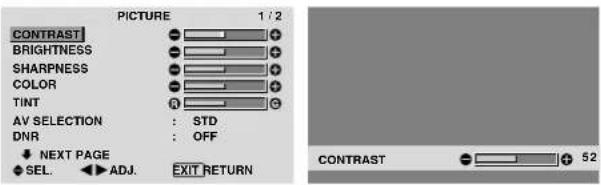 PIONEER PDP-42MVE1 - Adjusting the picture - 1