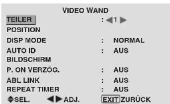 PIONEER PDP-42MVE1 - Einrichten einer Video-Wand - 1