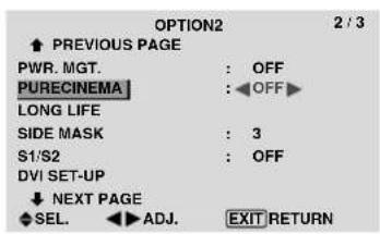 PIONEER PDP-42MVE1 - Setting the picture to suit the movie - 1