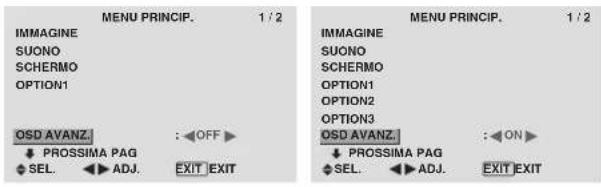 PIONEER PDP-42MVE1 - Impostazione del modo menu - 1