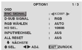 PIONEER PDP-42MVE1 - Einstellung der PC2/COMPONENT2-Steckverbinder - 1