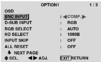 PIONEER PDP-42MVE1 - Setting the PC2/COMPONENT2 connectors - 1
