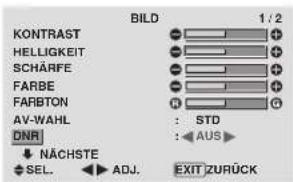 PIONEER PDP-42MVE1 - Reduzierung von Bildstörungen - 1