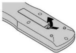 PIONEER PDP-42MVE1 - How to use the remote control Battery Installation and Replacement - 1