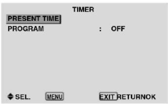 PIONEER PDP-42MVE1 - Option3 Settings Menu Using the timer - 1