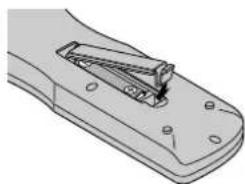 PIONEER PDP-42MVE1 - Come utilizzare il telecomando Installazione e sostituzione delle batterie - 3
