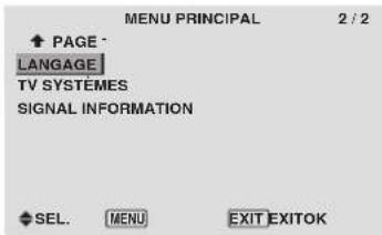 PIONEER PDP-42MVE1 - Opérations de menu - 3