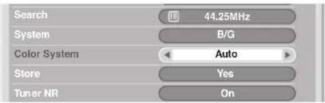 PIONEER PDP-507XG - Select a color system (←/→). - 1