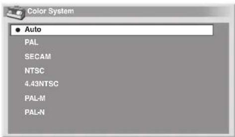 PIONEER PDP-507XG - Color system setting - 1
