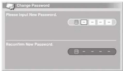 PIONEER PDP-507XG - Changing the password - 1
