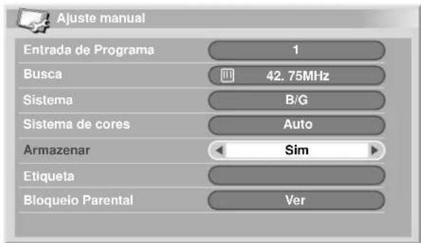 PIONEER PDP-R04G - Utilização do ajuste manual - 5