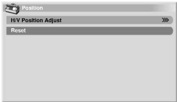 PIONEER PDP-R04G - Adjusting image positions (AV mode only) - 1