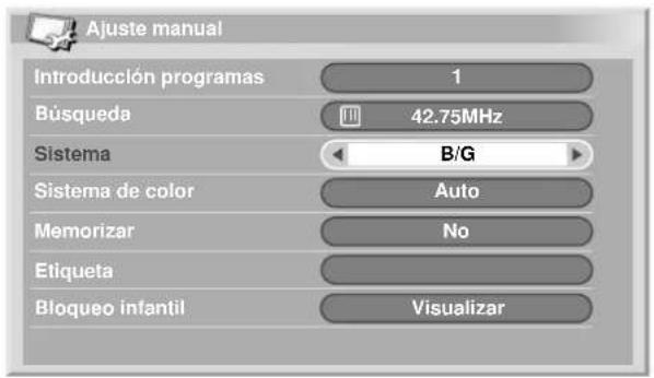 PIONEER PDP-R04G - Utilización del ajuste manual - 3