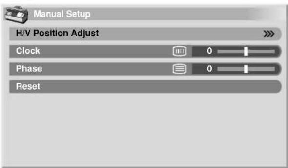 PIONEER PDP-R04G - Adjusting image positions and clock manually (PC mode only) - 1