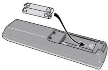 PIONEER PDP-R04G - Inserting batteries - 2