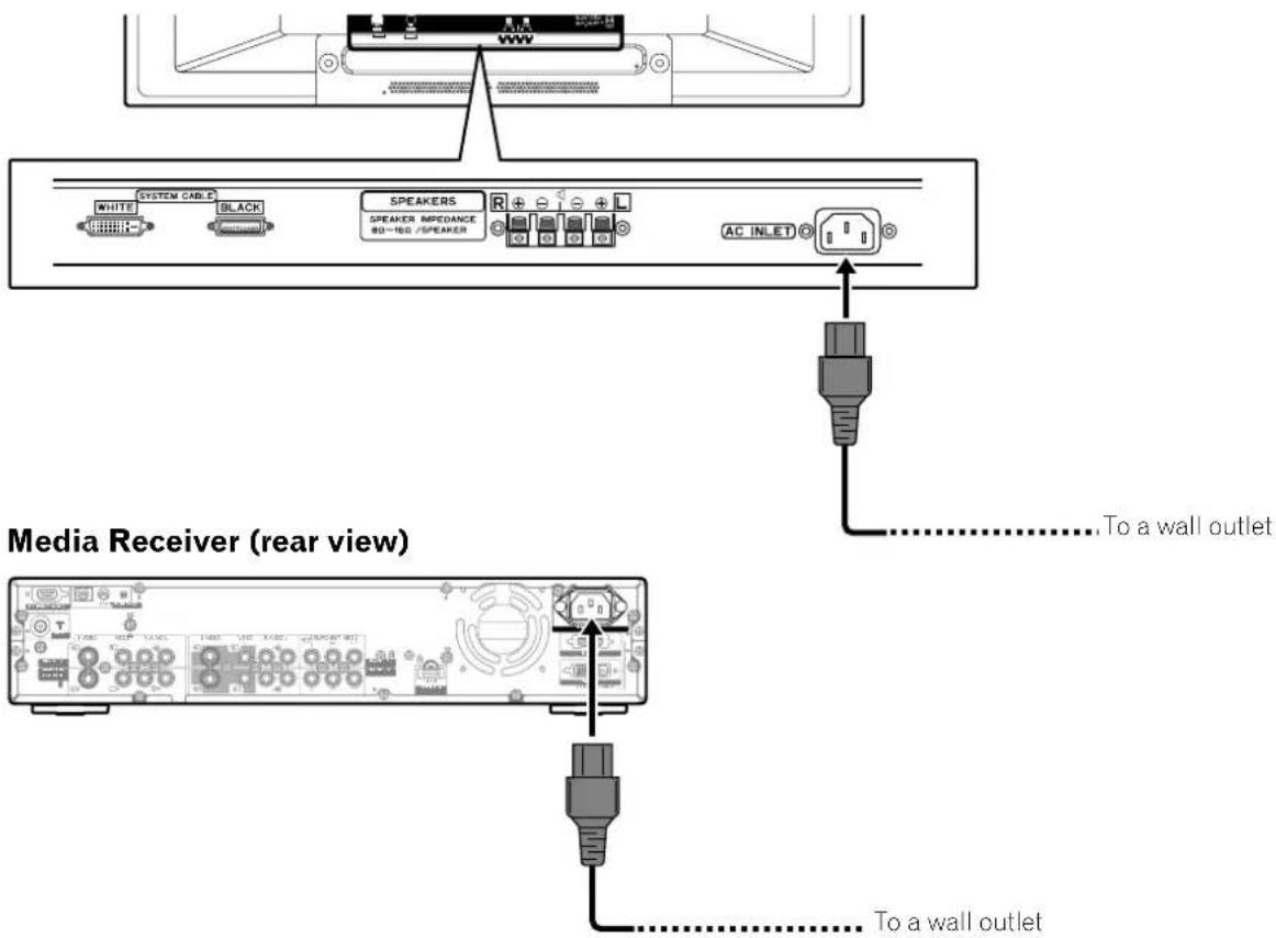 PIONEER PDP-R04G - Plasma Display (bottom view) - 1