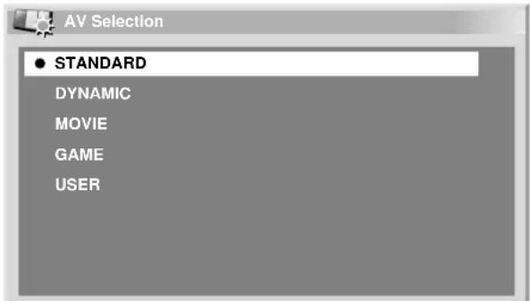 PIONEER PDP-R04G - AV Selection - 1