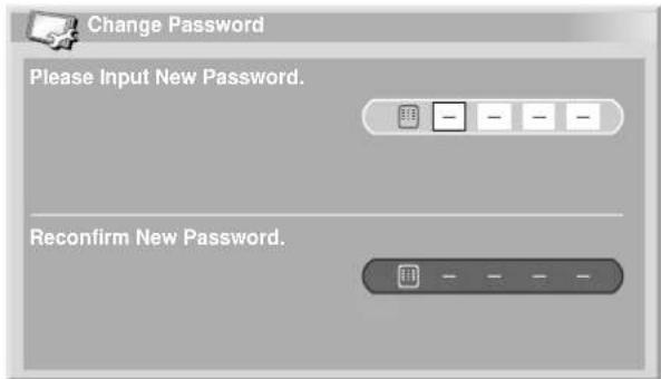 PIONEER PDP-R04G - Changing the password - 1