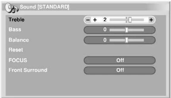 PIONEER PDP-R04G - Sound adjustments - 1