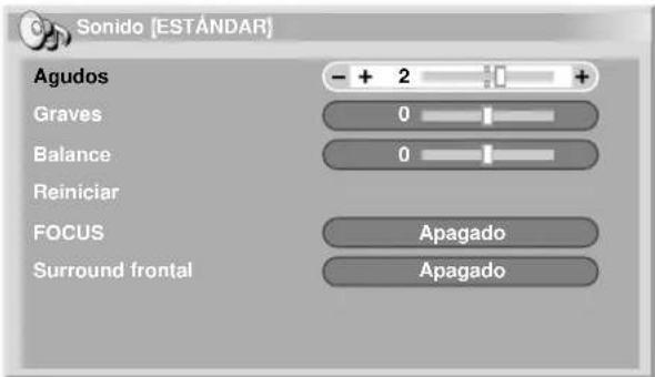 PIONEER PDP-R04G - Ajustes del sonido - 1