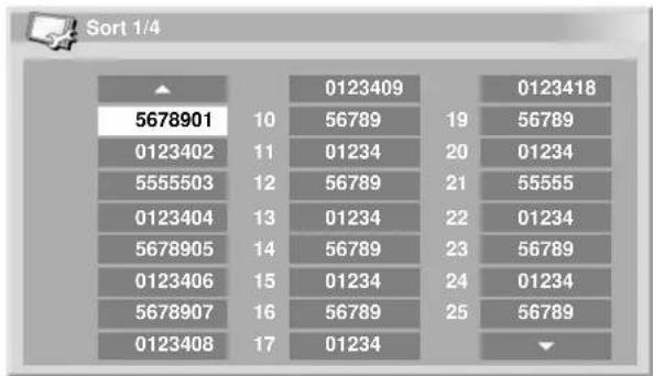 PIONEER PDP-R04G - Sorting preset TV channels - 1