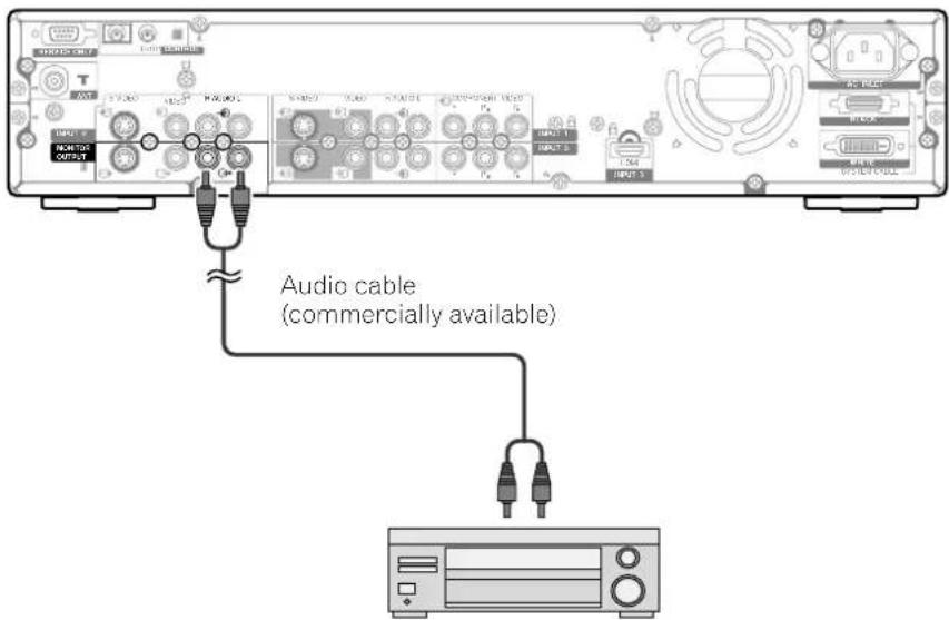 PIONEER PDP-R04G - Connecting audio equipment - 1