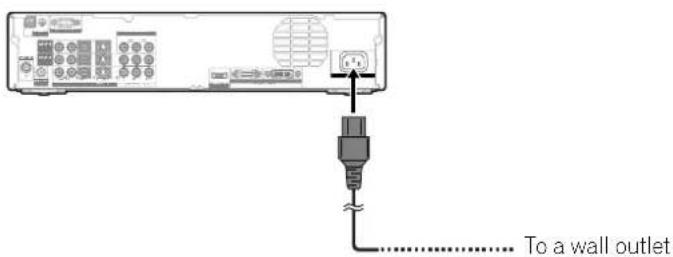 PIONEER PDP-R06G - Attaching the territe core - 2