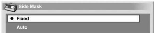 PIONEER PDP-R06G - Changing the brightness at both sides of the screen (Side Mask) - 1