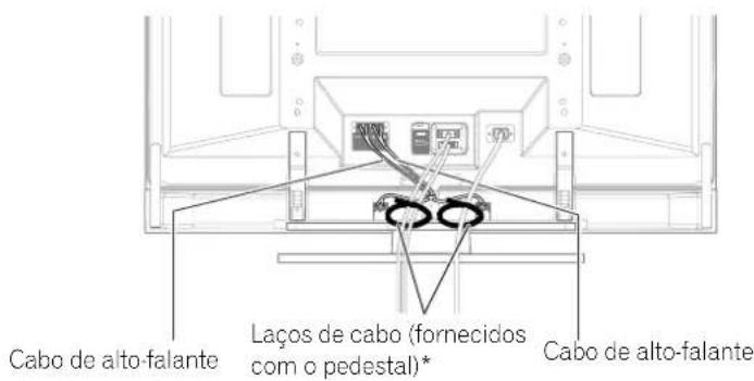 PIONEER PDP-R06G - Quando as caixas acústicas são instaladas na parte inferior (Apenas PDP-436HDG) - 1