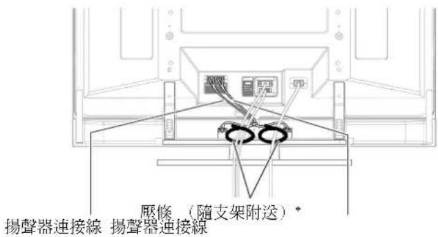 PIONEER PDP-R06G - 將揚聲器安裝在電漿電視底部時(只有 PDP-436HDG 適用) - 1