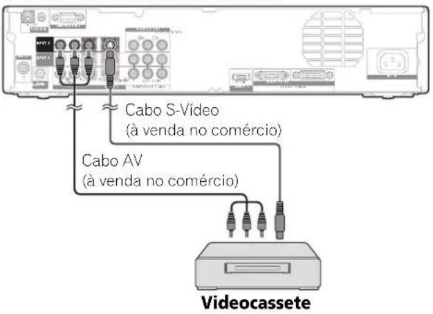 PIONEER PDP-R06G - Conexão a um videocassete - 1