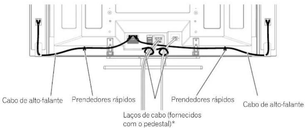 PIONEER PDP-R06G - Quando as caixas acústicas são instaladas nos lados (vista traseira) - 1