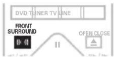 PIONEER XV-DV333 - Uso del modo Front Surround (Sonido envolvente frontal) - 1