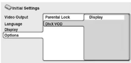 PIONEER XV-DV333 - Visualización del código de registro DivX VOD - 1
