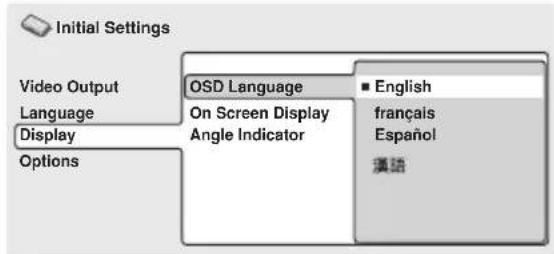 PIONEER XV-HTD7 - OSD Language - 1