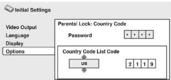 PIONEER XV-HTD7 - Select a country code. - 1