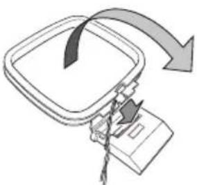 PIONEER XV-HTD7 - Assembling the loop antenna - 2