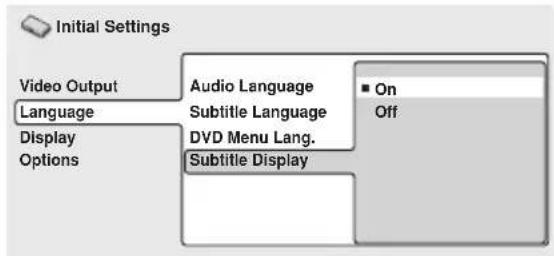 PIONEER XV-HTD7 - Subtitle Display - 1