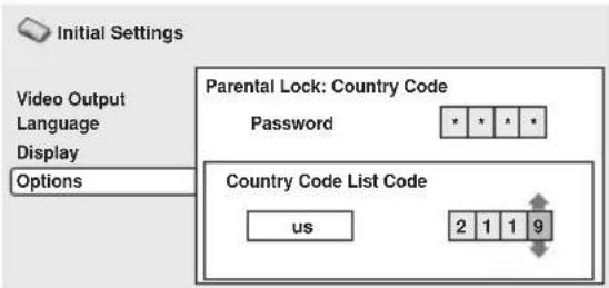 PIONEER XV-HTD7 - Select a country code. - 2