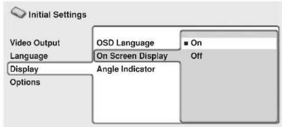 PIONEER XV-HTD7 - On Screen Display - 1