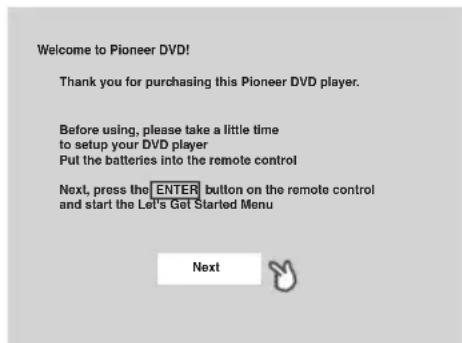 PIONEER XV-HTD7 - Press ⏻ STANDBY/ON (on the remote or on the front panel) to switch the system on. - 1