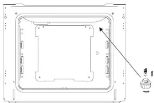 AMICA EHC 12516 E - Um Stromschläge zu vermeiden, muss man sich vor dem Wechsel der Halogen-leuchte vergewissern, dass das Gerät abgeschaltet ist. - 1