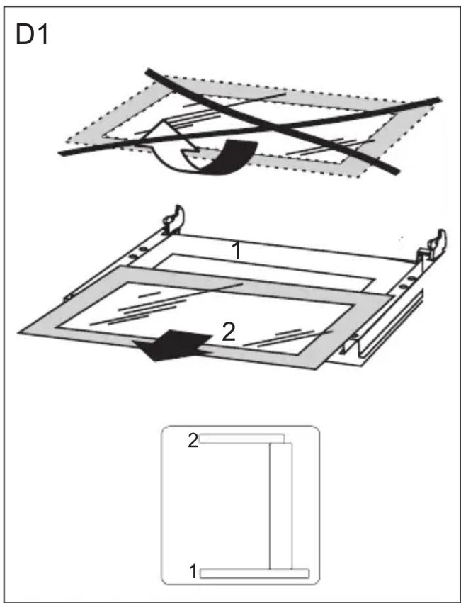 AMICA SHC 11675 E - Démontage de la vitre intérieure - 4