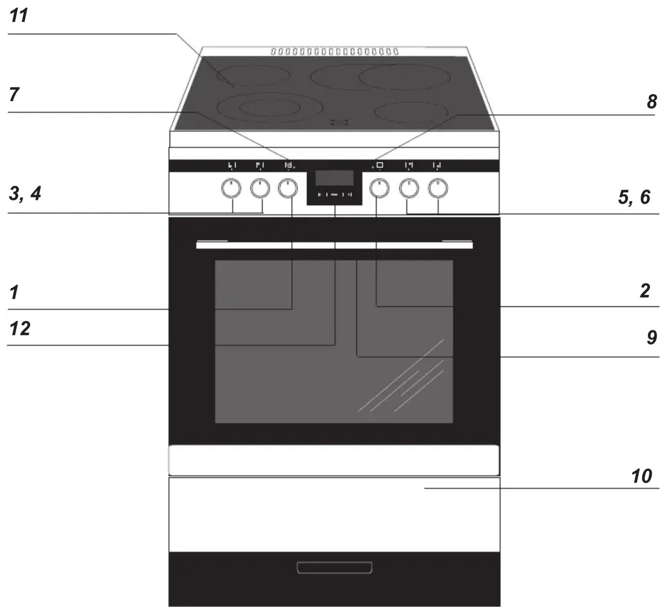 AMICA SHC 11675 E - - Évitez d'encastrer la cuisinière à proximité des réfrigérateurs/congélateurs. - 3
